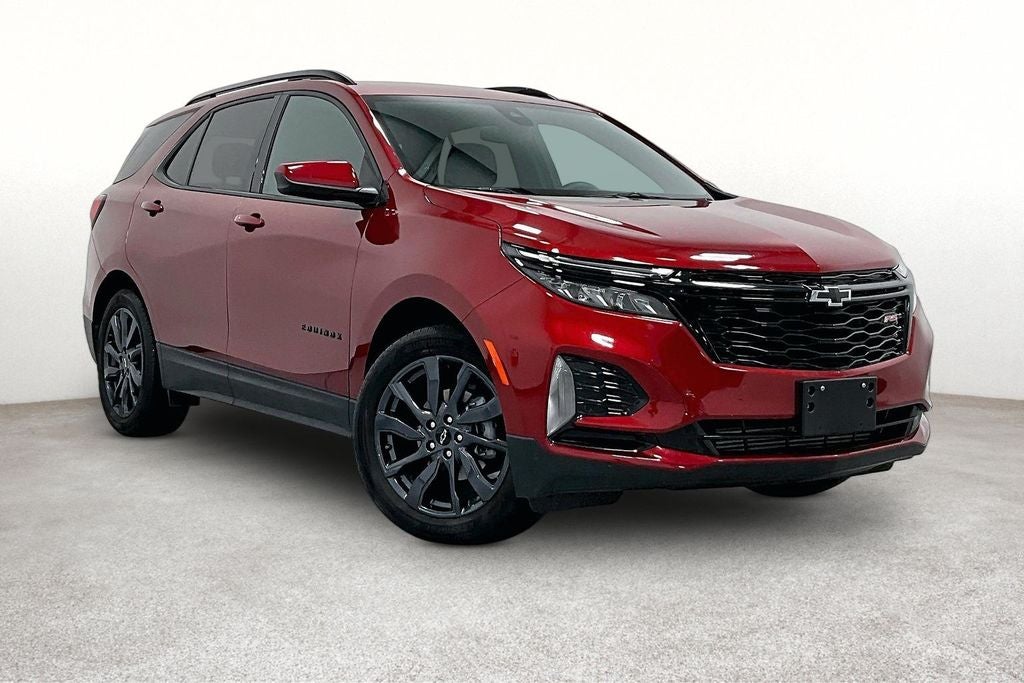 2024 Chevrolet Equinox RS in Radiant Red Tintcoat — front three-quarter view
