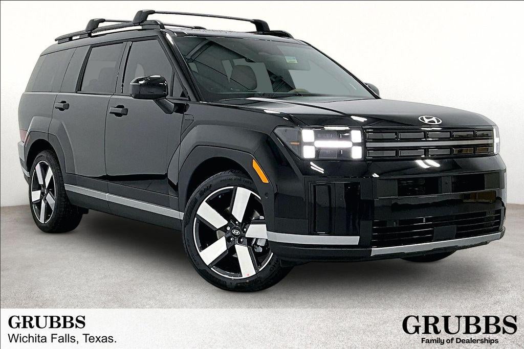 2026 Hyundai SANTA FE Limited AWD in Phantom Black — front three-quarter view