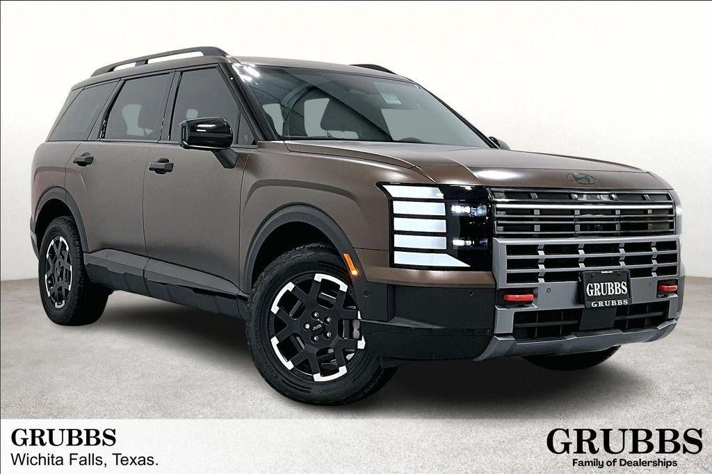 2026 Hyundai PALISADE XRT Pro in Earthy Brass Matte — front three-quarter view