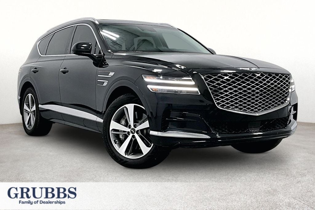 2022 Genesis GV80 3.5T in Vik Black — front three-quarter view